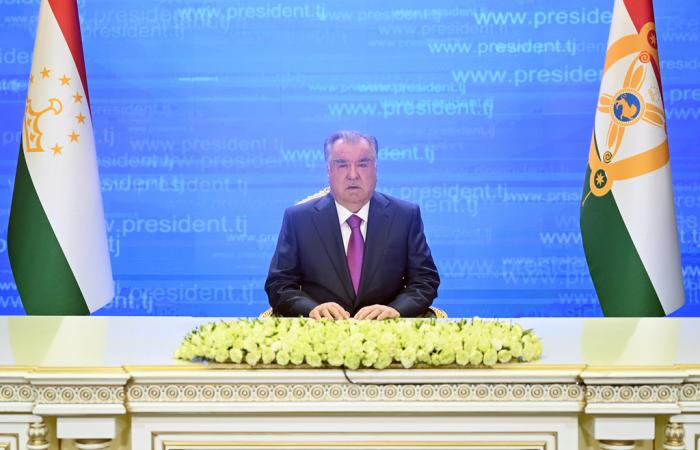 ПАЁМИ ШОДБОШИИ ПРЕЗИДЕНТИ ҶУМҲУРИИ ТОҶИКИСТОН, ПЕШВОИ МИЛЛАТ МУҲТАРАМ ЭМОМАЛӢ РАҲМОН БА МУНОСИБАТИ РӮЗИ КОНСТИТУТСИЯ